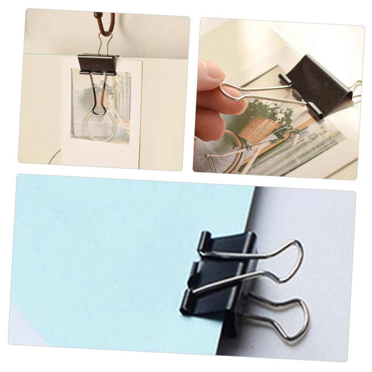 DOITOOL 60stücke Mittelgroße Binderclips in Großer Stückzahl Büroklammern Zum Binden Von Dokumenten Und Verschließen Von Snacktüten Vielseitige Bürobedarf-clips Für