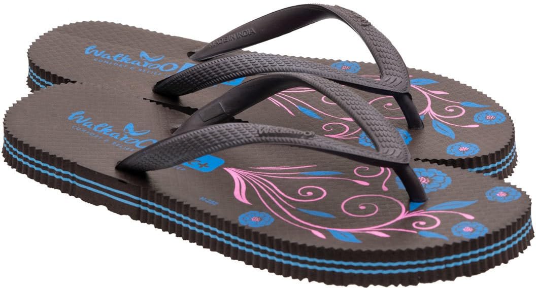 WALKAROO H252 Womens Orthopaedic Regular use Slippers for Indoor and Outdoor - CoffeeBrown (B0CSSV44GB) Amazon Price History, Amazon Price Tracker