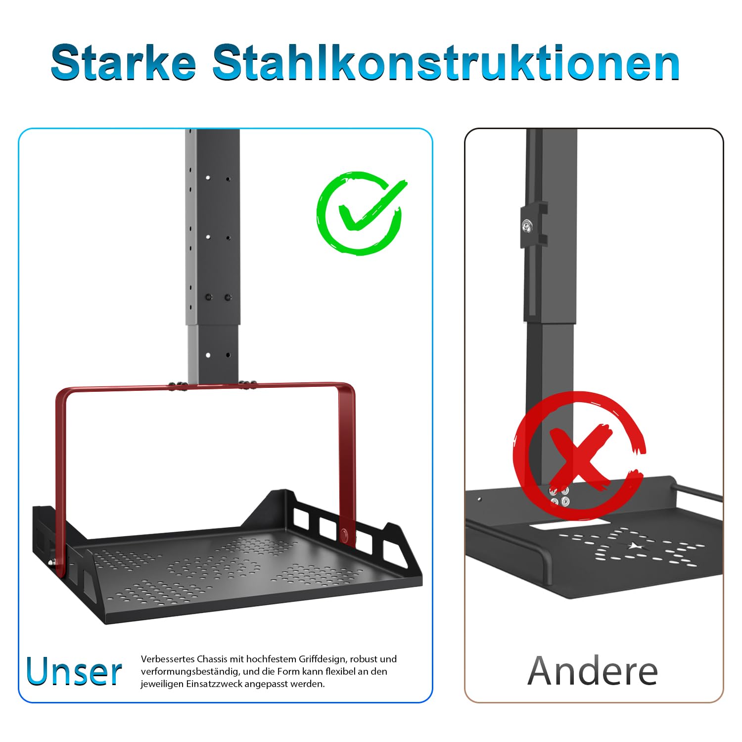 Salange Beamer Halterung Deckenhalterung, Höhenverstellbar Projector Halterung Decke,Universal wandhalterung Verdeckte Kabelführung,Tragkraft bis zu 10 kg,Beamerhalterungr für Heimkino Büro,Schwarz