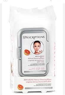 Toallitas de limpieza de maquillaje antienvej...