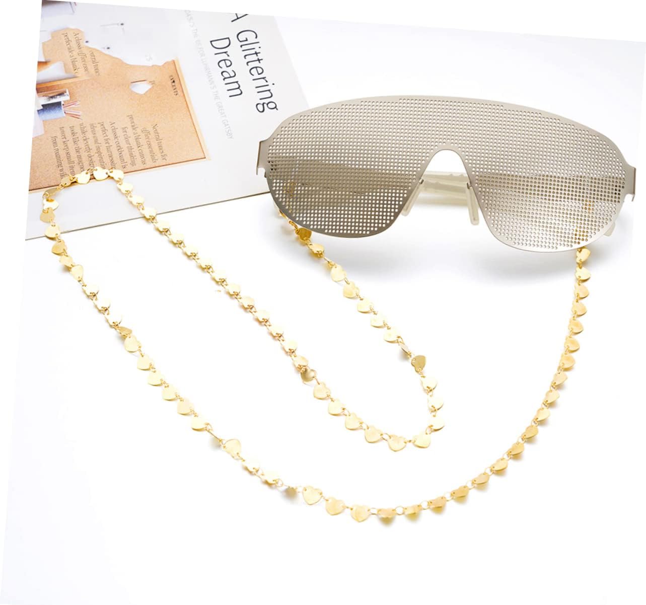 Veemoon Glasses Chain Sunglasses Holder Eyewear Safety Strap Eyewear Retainer Anti-slip Chain Glasses Strap
