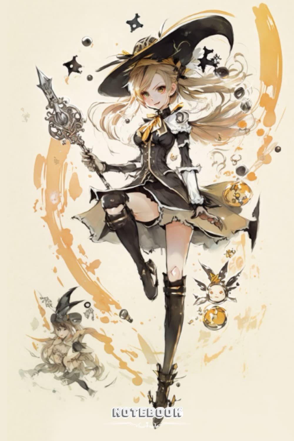 Independently published Witch Mercy Overwatch Notebook: 6x9 120 Pages, Lined College Ruled Paper, Journal, Planner, Matte Finish Cover, Diary