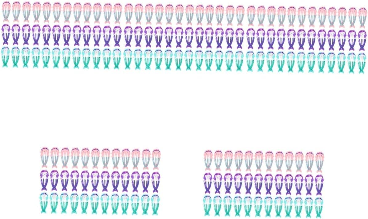 Horquillas for el pelo for mujer, 108 piezas, pinzas for el pelo de sirena, pinzas for el pelo coloridas, joyería for el pelo for niñas, pasadores for el pelo, pinzas for el pelo, pinzas for el pelo f
