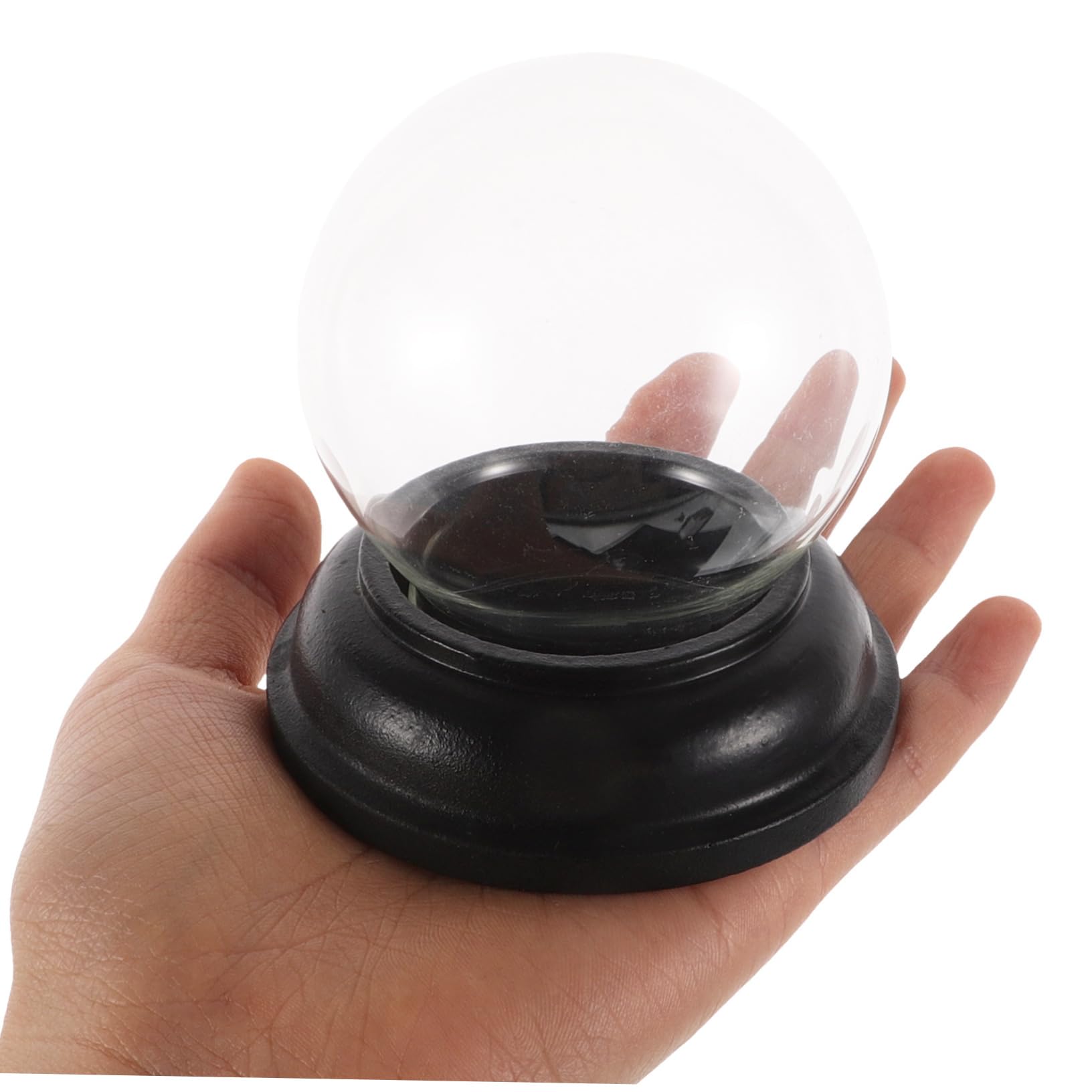Boules à Neige Verre Transparentes Kit de Décoration Intérieure Boules Décoratives pour Soi-même