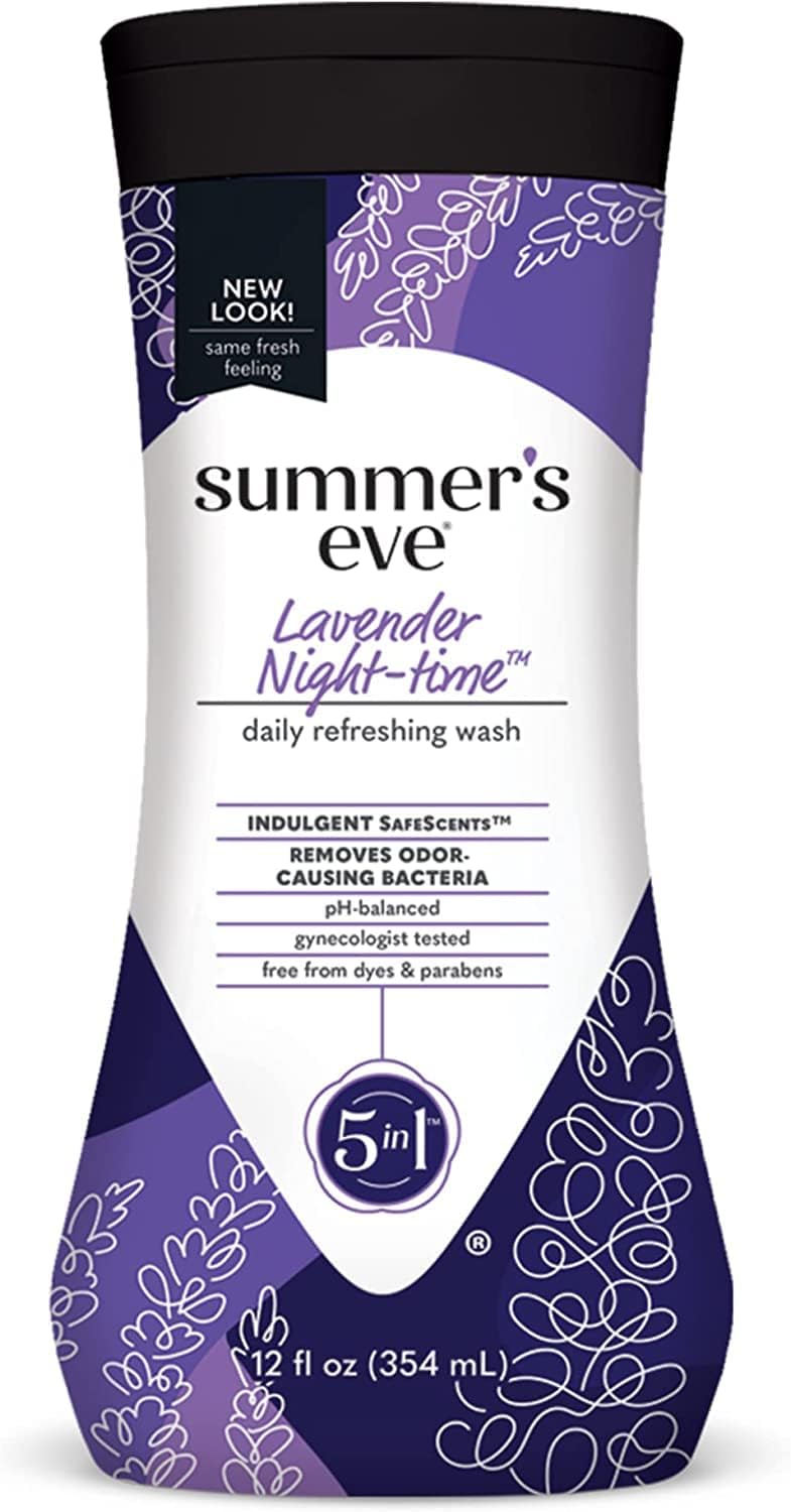 Summer’s Eve Lavender Night-time Daily Refreshing All Over Feminine Body Wash, Removes Odor, Feminine Wash pH Balanced, 12 fl oz Summer’s Eve Lavender Night-time Daily Refreshing All Over Feminine Body Wash, Removes Odor, Feminine Wash pH Balanced, 12 fl oz