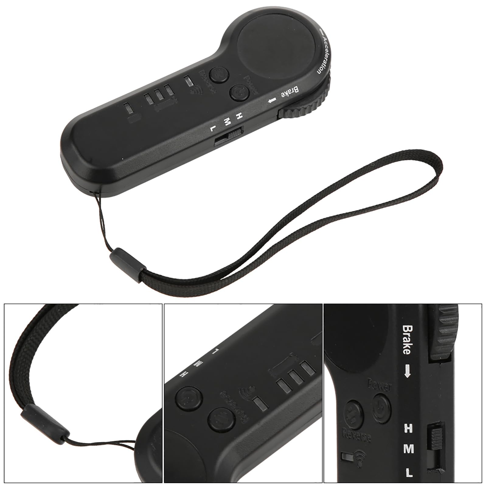 Keenso Elektrische Skateboard Fernbedienung, 2,4GHZ Elektrisches Vierrad-Skateboard drahtlose Fernbedienung mit Netzteil Kontrolllampe