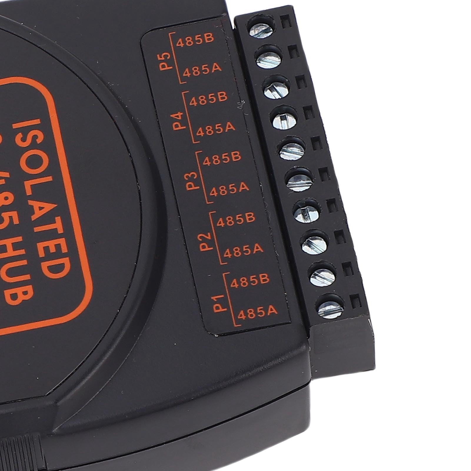 Ejoyous Hub 485, Ripetitore 485 Isolato in ABS 1 Ingresso 8 Uscite, Isolamento 2500 Vrms da 9 a 40 V CC da 300 Bps a 115,2 Kbps, per Espansione di Rete Industriale e Sistemi di Controllo per Esterni