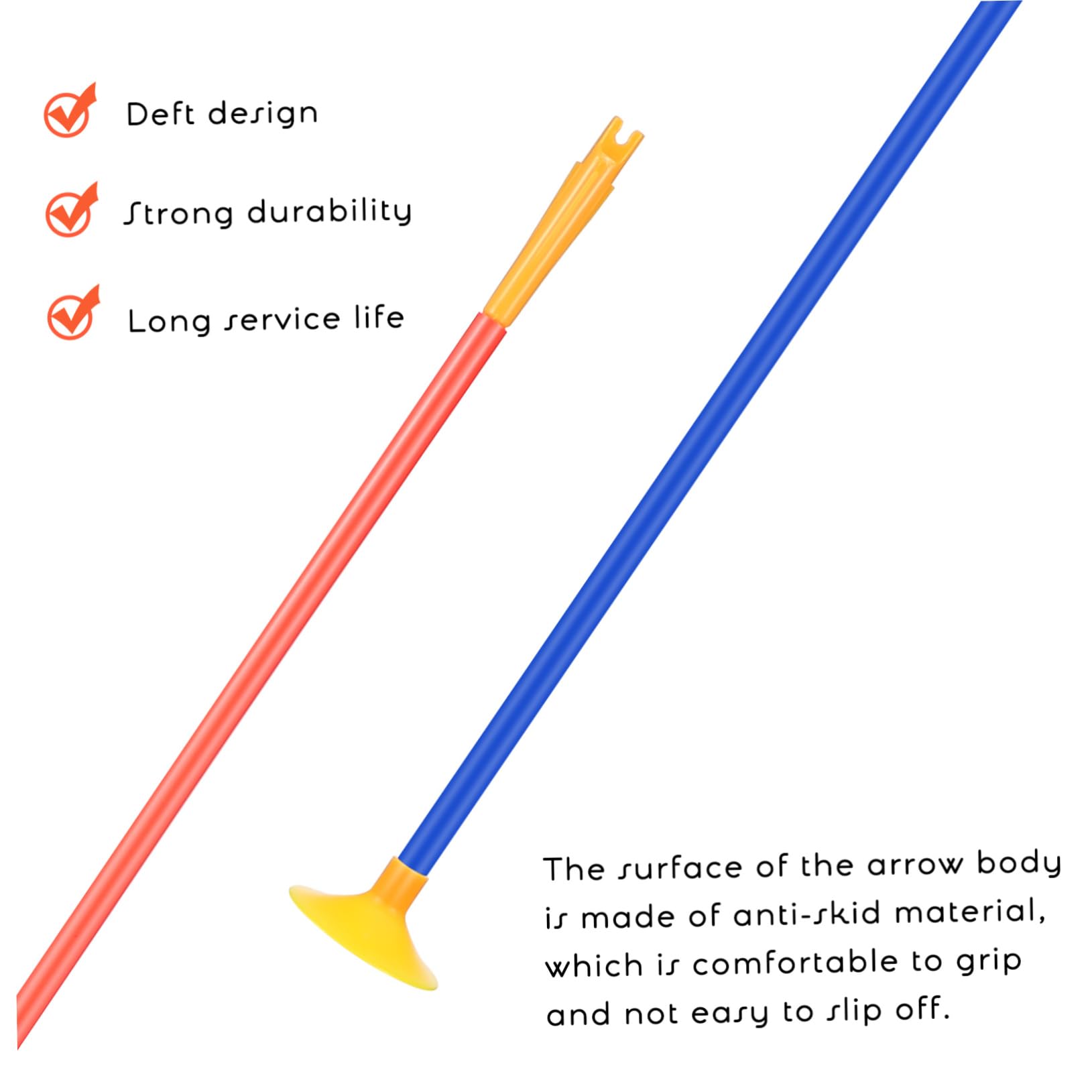 POPETPOP Replacement Suction Cup Arrows Pcs Heavy Duty Design Large Suction Cups for Archery Sets Outdoor Sports