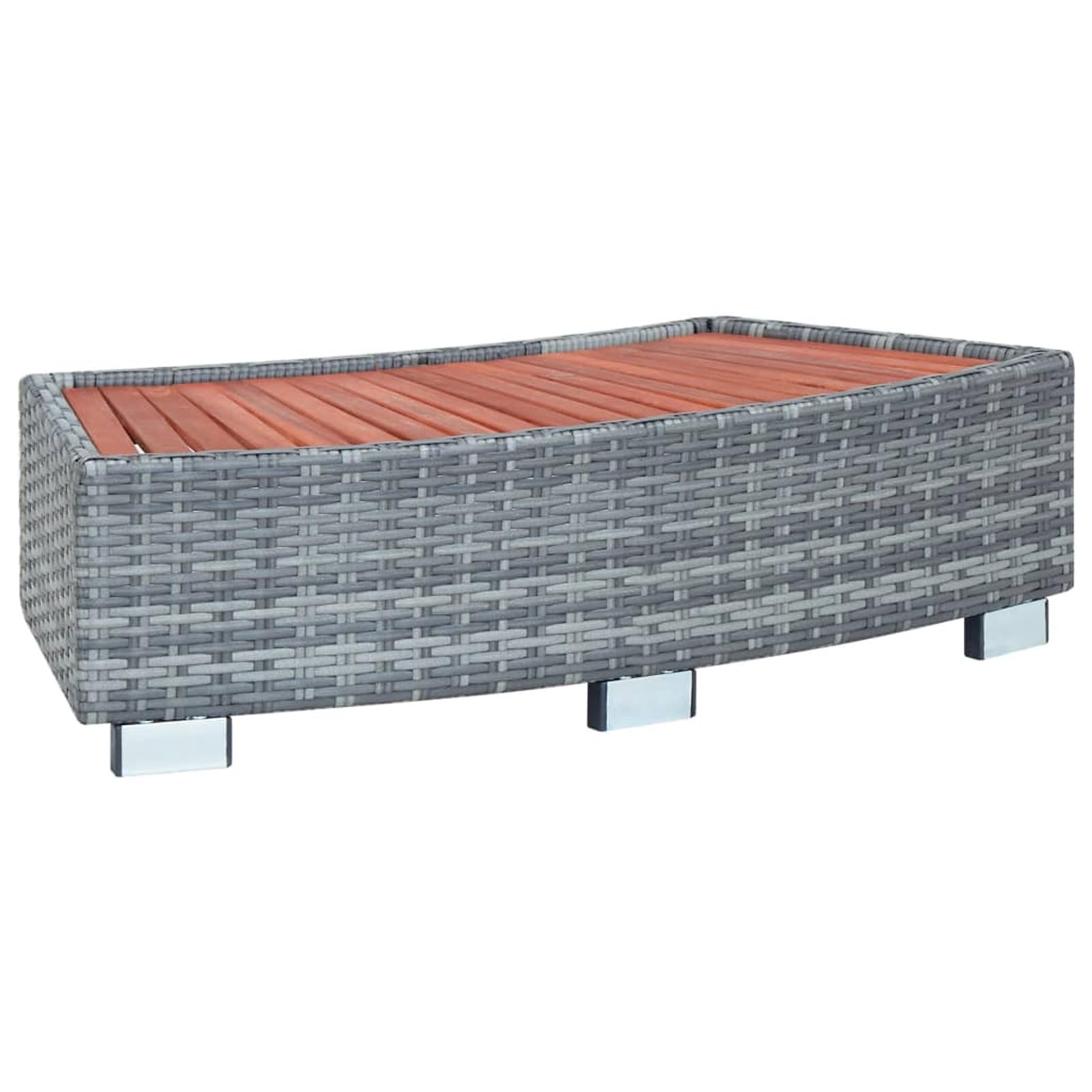 Escalón de spa gris de poliratán 92 x 45 x 25 cm, escalones para bañera de hidromasaje y spa al aire libre, uso universal, antideslizante, accesorios para bañera de hidromasaje, escalones