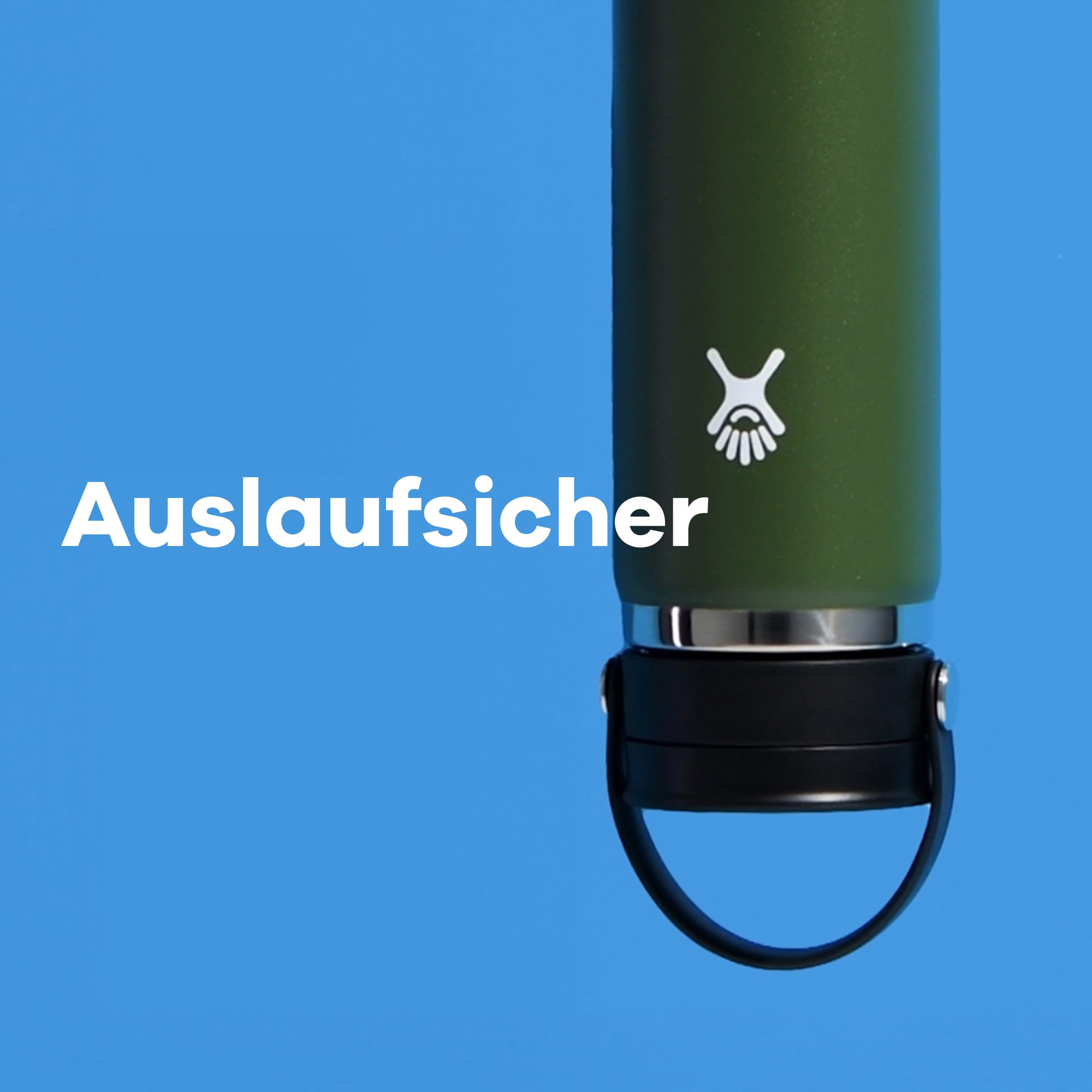 Hydro Flask – Wide Flex Sip Lid Coffee 591 ml (20 oz) – Auslaufsicher, isoliert, passend für Becherhalter – Hält Getränke 24 Std. kalt & 12 Std. heiß - Black