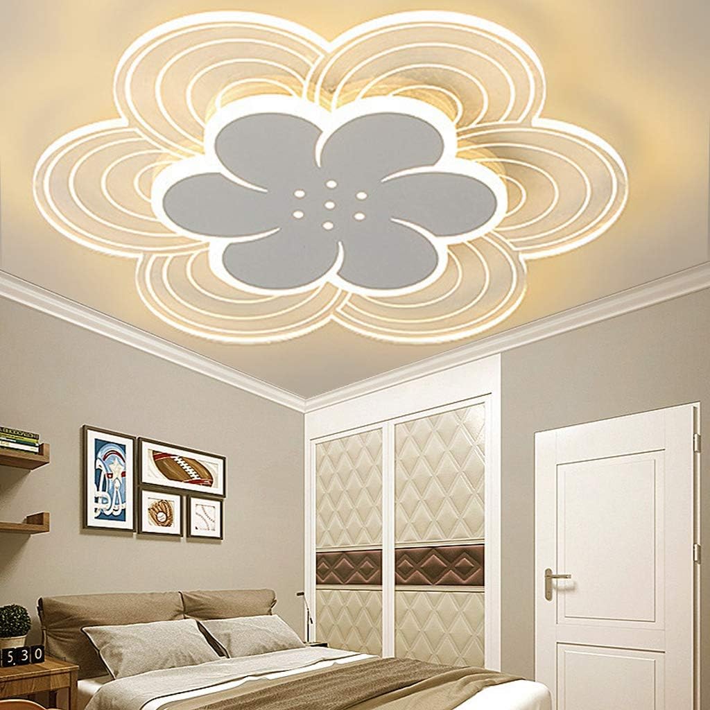Discount 80% LED Dimmable Ceiling Light Minimalist Living Room Lamp with Remote Control Cloud Acrylic Design Ceiling Bedroom interior Decor Lighting Dining Room Chandelier Restaurant Light Fixtures (Gold,45CM)/Pro