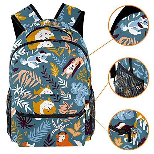 Sac à dos décontracté ergonomique pour soulager le dos avec style imprimé chat - 3