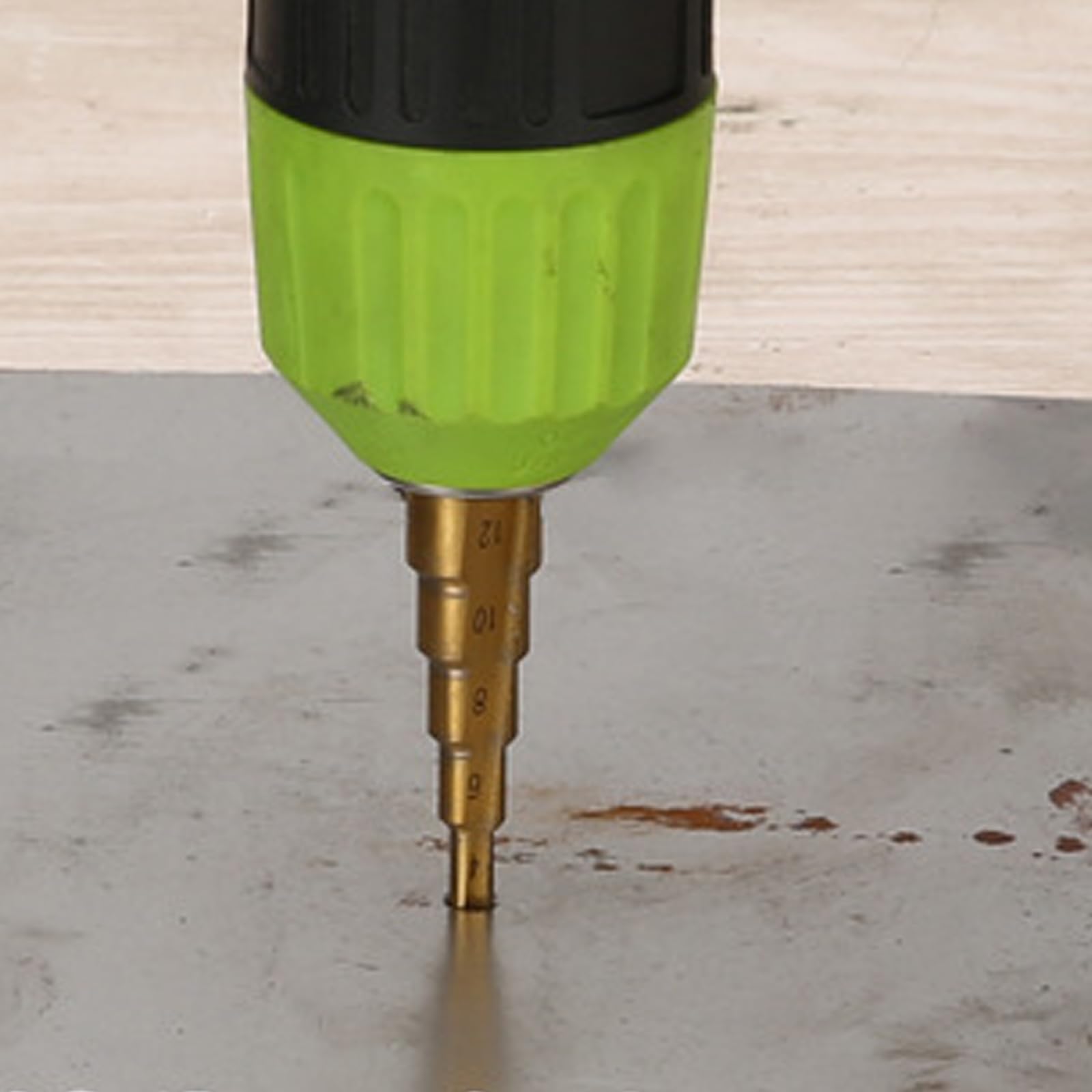 Perceuse grignoteuse à tôle 7 pièces, 130 x 60 mm, double tête, coupe-métal, coupe-tôle pour couper avec précision les plaques métalliques et une utilisation polyvalente en atelier