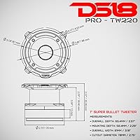 Vista 3 de DS18 Super Bullet – Altavoz de agudos