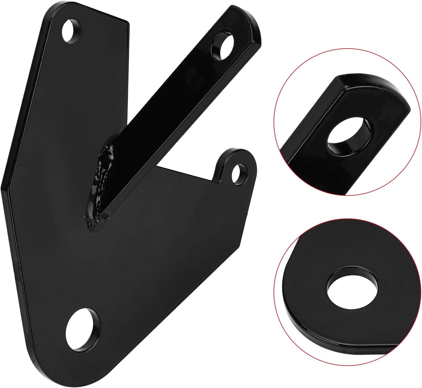 JAVIK Heavy Duty Trailer Hitch Receiver Ball Mount Fit for Honda Recon 250 ES TRX250TE Recon 250 TRX250TM 1997-2023