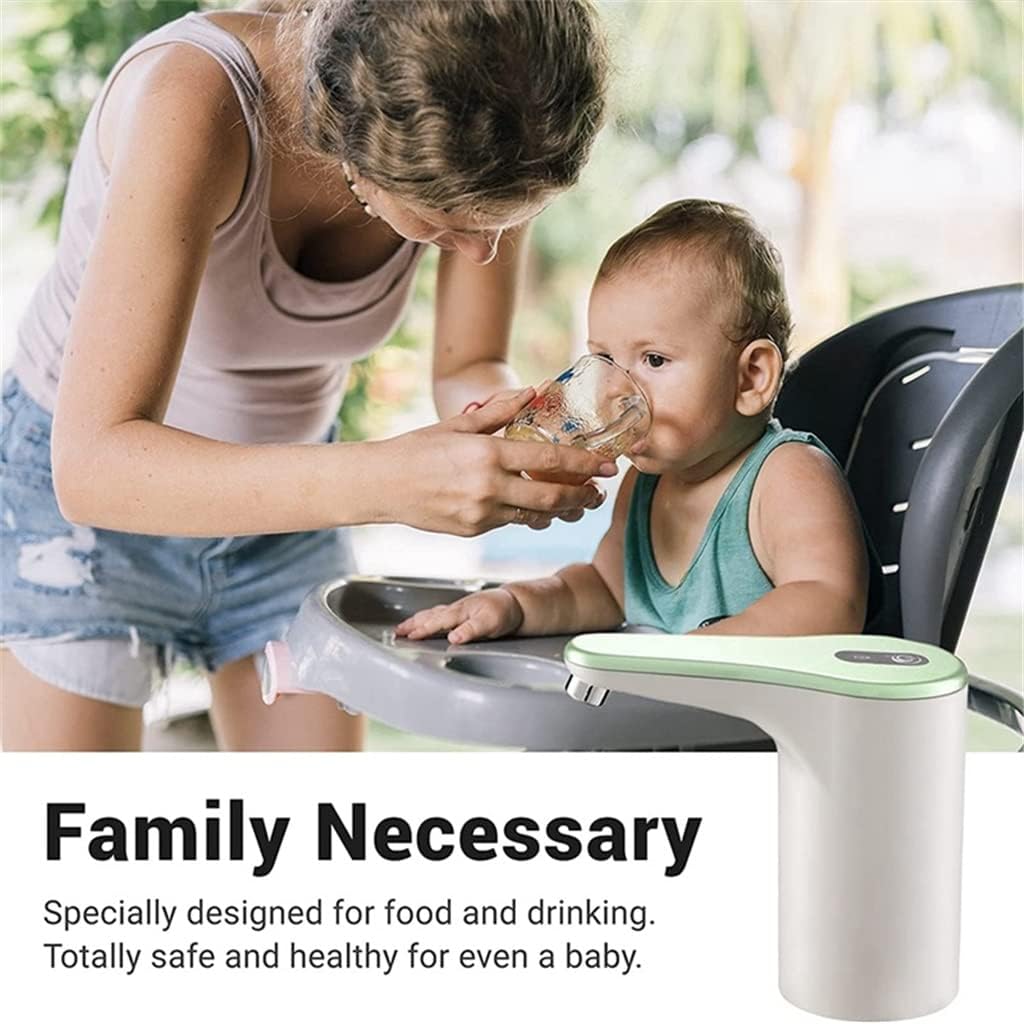 5 Gallon Water Dispenser,Universal Charging Portable Drinking Pump for 2-5 Bottle