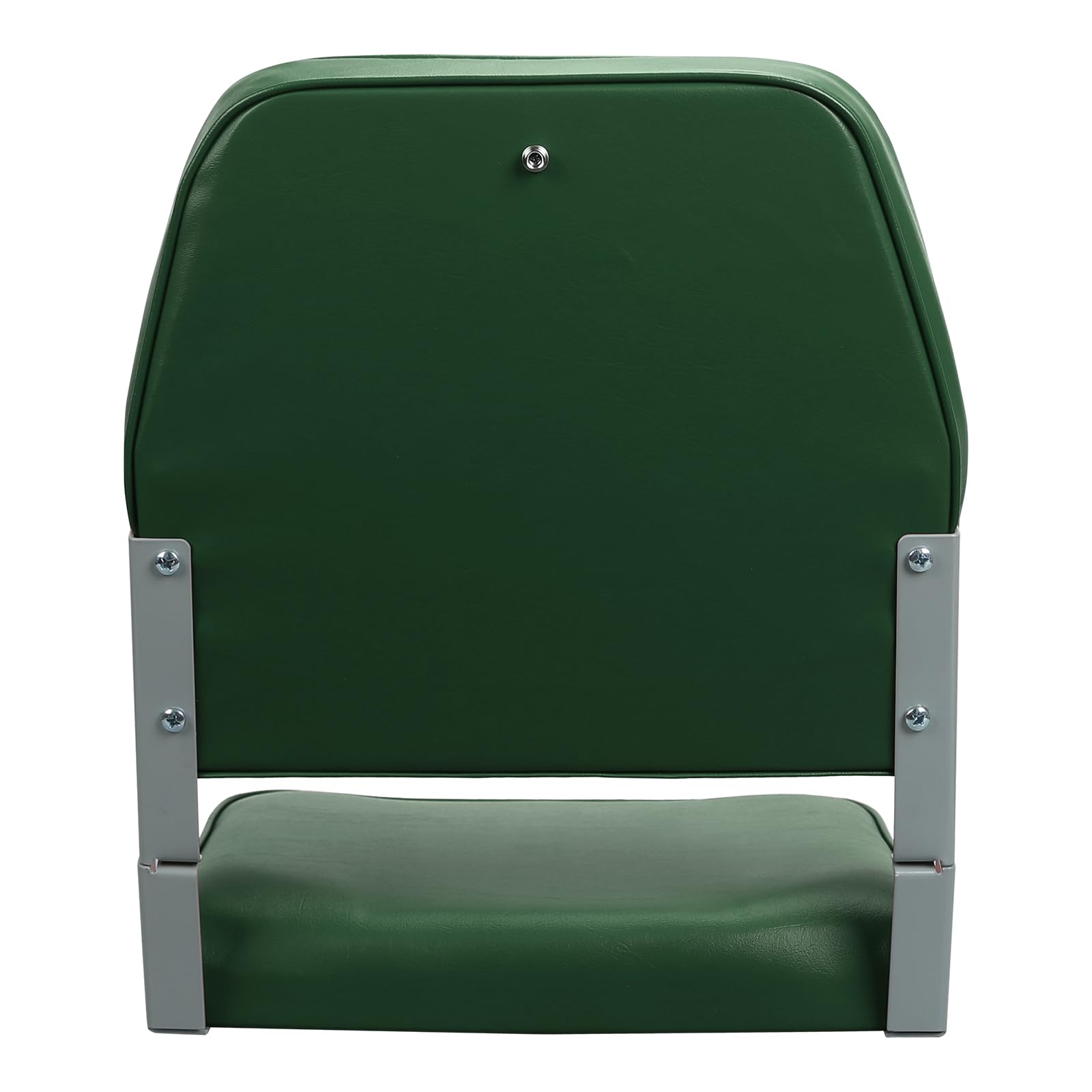 ERGOSEAT Asiento de barco de pesca plegable con respaldo bajo, 1 paquete, verde
