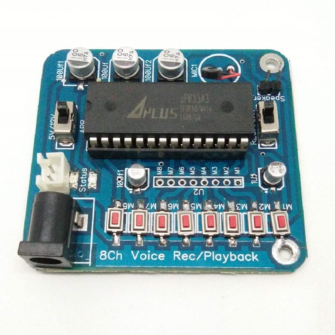 8 Channel Voice Recording Playback Module APR33A3