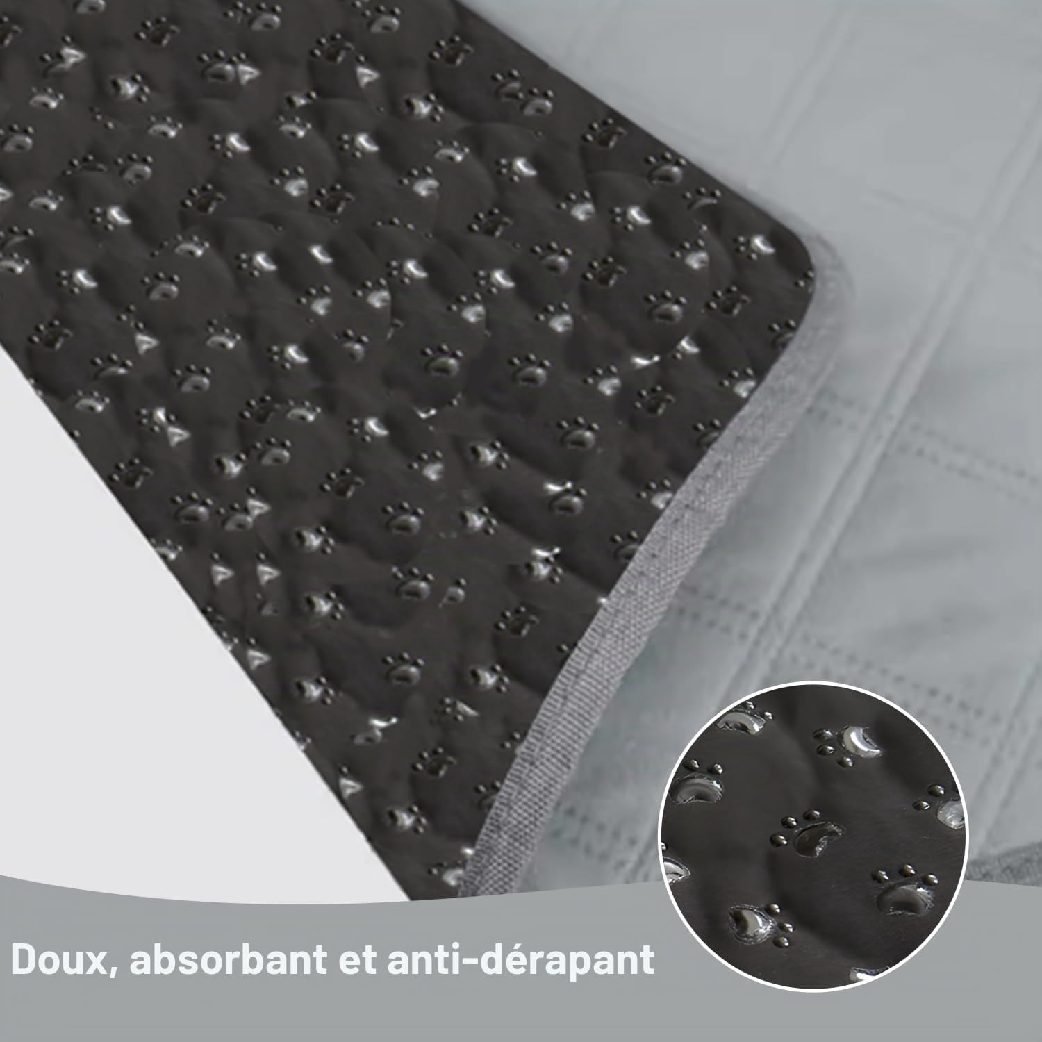 Lot de 2 protections de siège imperméables lavables pour incontinence pour adulte - Coussins de siège absorbants pour fauteuil roulant, canapé, fauteuil, sièges de voiture, incontinence, chaises pour