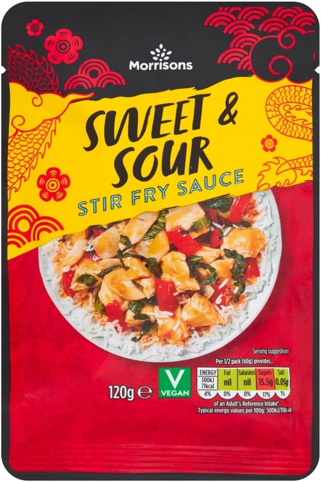 Morrisons Sweet & Sour Stir Fry Sauce 120g Amazon.co.uk Grocery