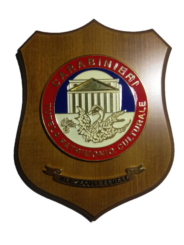 Giemme Crest Carabinieri for the Protection of Cultural Heritage Italy 22.5 x 17.5 cm Official Product