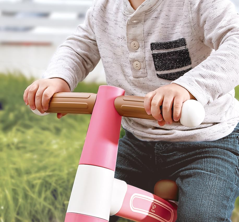 Triciclo de carreras Hape E0105 rosa para los primeros pasos de tu bebé 5