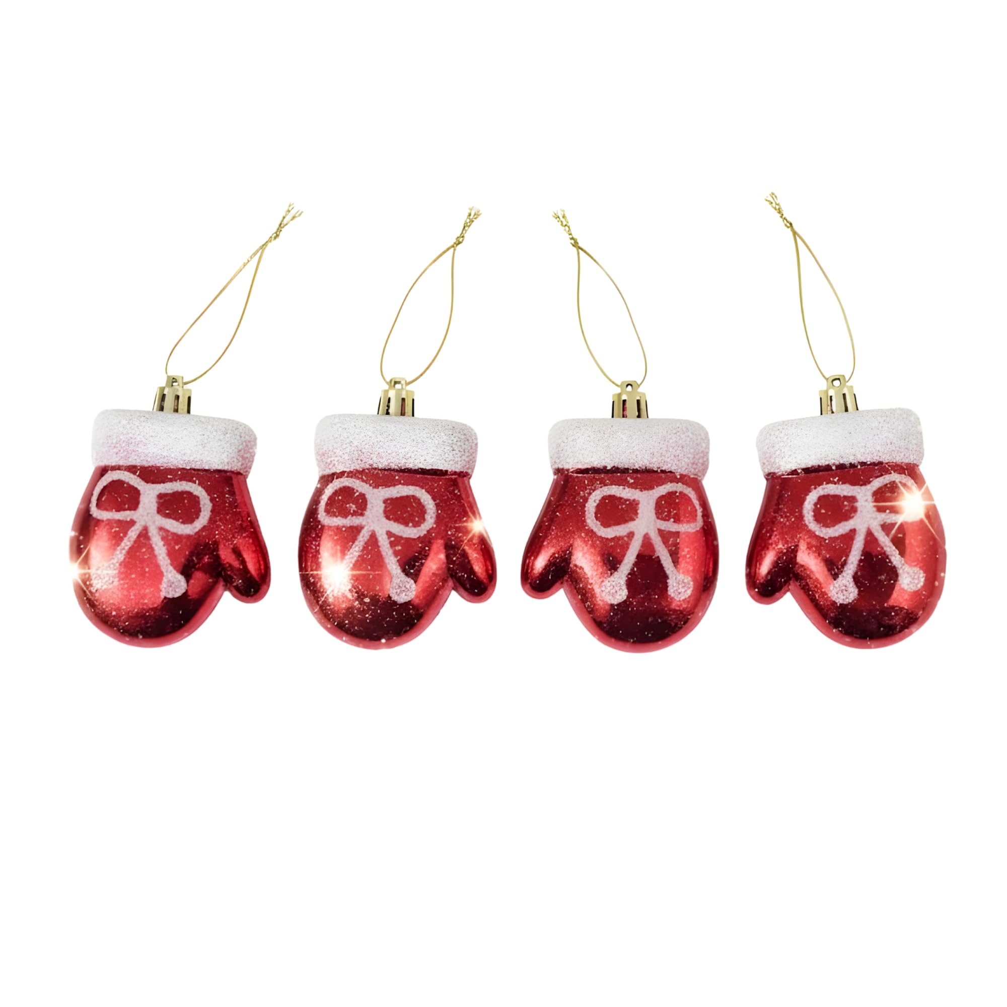 Crackles Christmas Tree Ornaments - Set of 6 -19 Crackles Christmas Tree Ornaments - Set of 6 -19