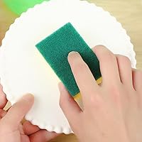 Vista 6 de Dispensador de jabón para lavavajillas, dispensador de jabón para lavar platos 2 en 1, dispensador de jabón de cocina con esponja, dispensador