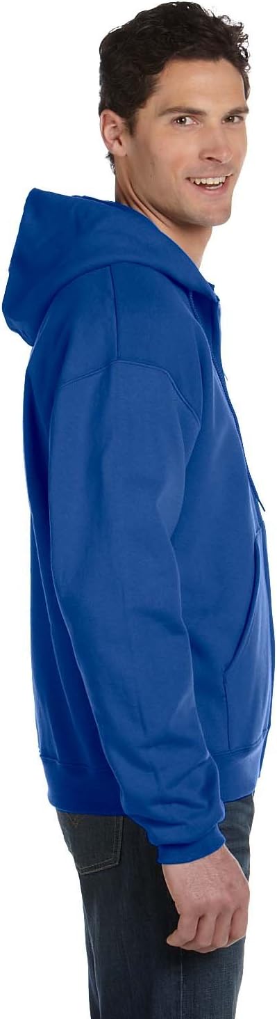 Champion Men's M Full Zip Medium Royal Blue