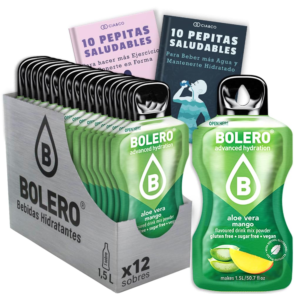 24 x Bebida Bolero COLA Hidratante Sin Azucar (24x9 grs) + 30 Pepitas Saludables para una vida más sana by Cia&Co — view 146