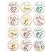 Baby Monthly Stickers - Milestone Month Sticker for Onesie or Scrapbook - 12 Unicorns 4