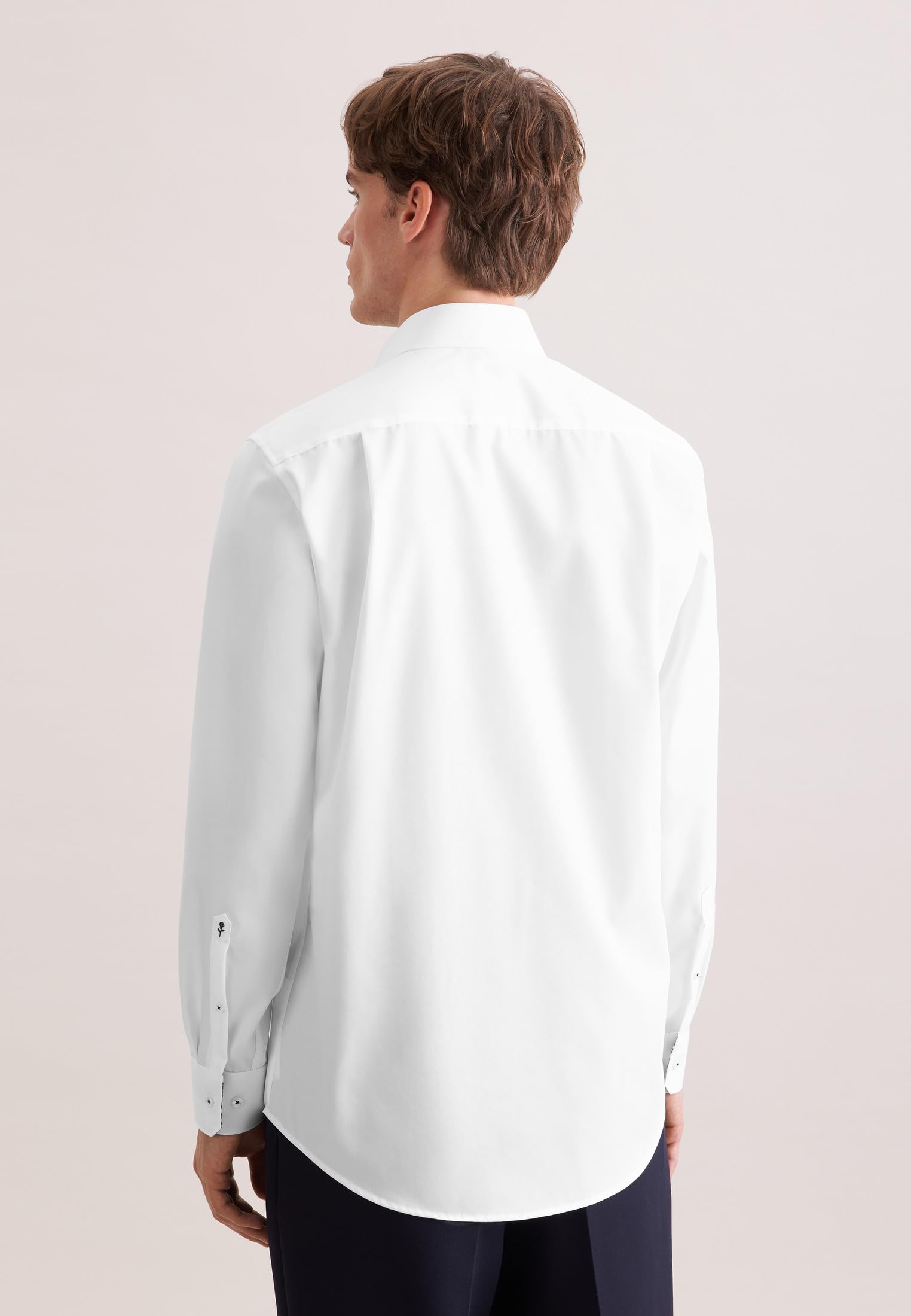 Seidensticker Regular Fit Langarm Business Hemd Camicia da Lavoro Uomo