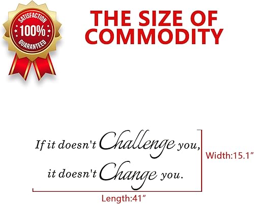 Miniatura 4 de Calcomanías de pared inspiradoras, calcomanías de pared para oficina, (fáciles de instalar), decoración de pared artística de vinilo, citas