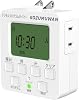 Timer Outlet, Digital Program Timer, Digital LCD Display, Buttons, Large Screen, Energy Saving, Easy Setup, Timer, Outlet Timer, White, OnOff, Daily Repeat, Power OnOff, Automatic, Power Conservation, Prevents Forgetting to Turn Off Time Setting, Automatic Lighting, Kitchen, Work, Sign, Kotatsu, Decorative Illumination, Christmas Lights