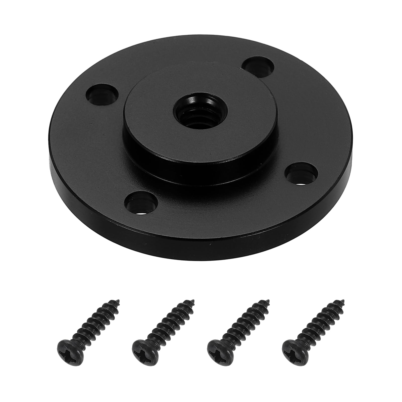 PATIKIL Uchwyt adaptera statywu 0,6 cm średnicy 20 mm, kołnierz ze stopu aluminium, płyta do montażu na ścianie statywu ze śrubą do monitora Magic Arm Light Flash DSLR Camera