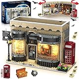 PleyWalden Grocery Store Building Blocks for Adults, for BookNook Building Set with LED Light, Shop Window and Telephone Booth, House Toy for Home Decor Bookshelf, 1368Pcs -  BlazeBrickPeak