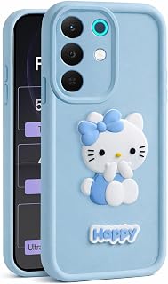 AeoFit Cute 3D Cartoon Soft Silicone Back Cover for Realme 15x 5G – Stylish Design Slim Protective Case with Camera Protec... Price In India