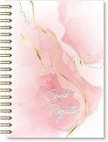 Vista 11 de Registro Registro de cheques y tarjetas de débito, Registros de chequera, Simple Account Tracker & Financial Ledger (M), 5.5 '' x 8.2