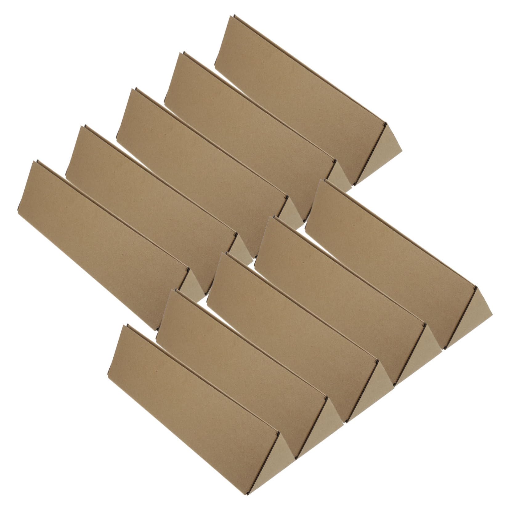 MAGICLULU Scatola Triangolare per Poster in Carta Kraft, 10 Pezzi