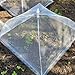 FOOEN (6 Pack) Pop-Up Outside Picnic Mesh Food Covers Tent Umbrella for Outdoors and Camping Food Net Cover Keep out Flies Mosquitoes Ideal for Parties BBQ, Reusable and Collapsible 17 x 17inches