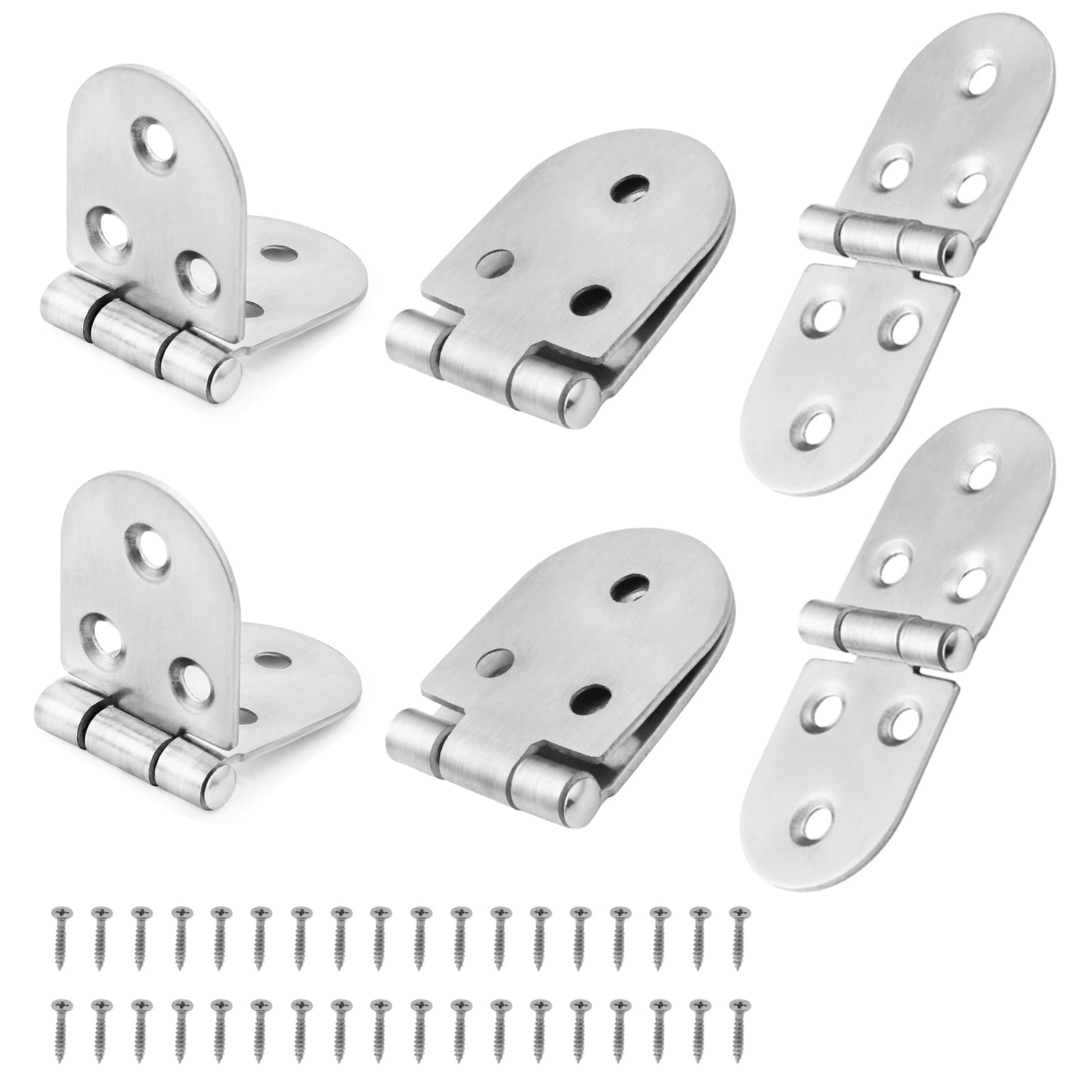 Buy AusseL 6PCS Folding Flip Top Hinges, 270 Degree Folding Table