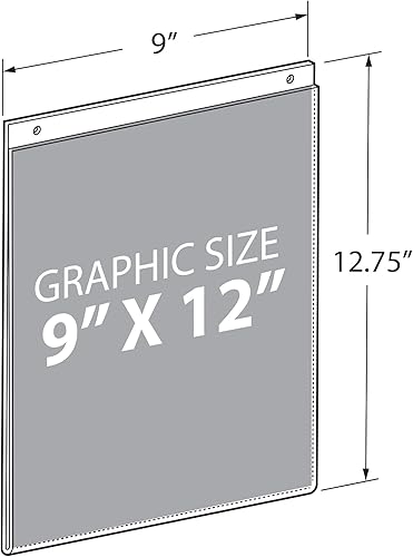 Vista 62 de Azar 162722 - Marco en U de pared de 5 pulgadas de ancho por 7 pulgadas de alto, 10