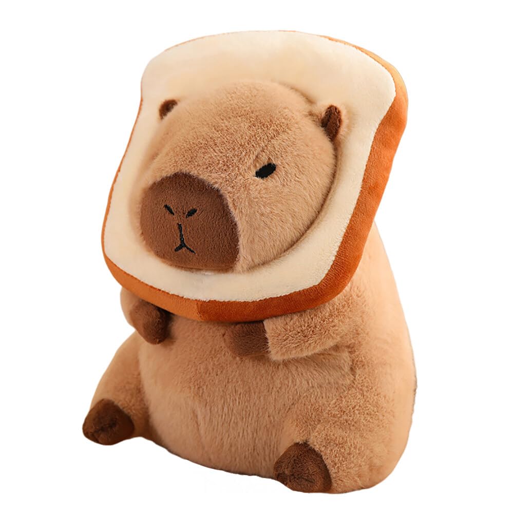 Capybara Kuscheltier – 30 Cm Weiches Plüschtier Mit Geburtstagshut | Niedliches Wasserschwein Kissen Als Geschenk Für Kinder