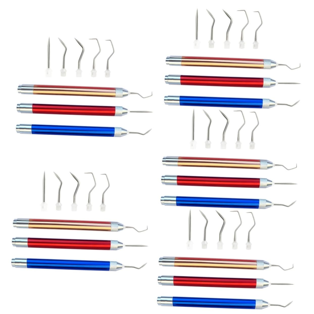 DOITOOL 5 Juegos Herramientas de Desmalezado de Vinilo DIY Kit de Accesorios Manualidades Compatible Incluye Puntas Proyectos y Decoración