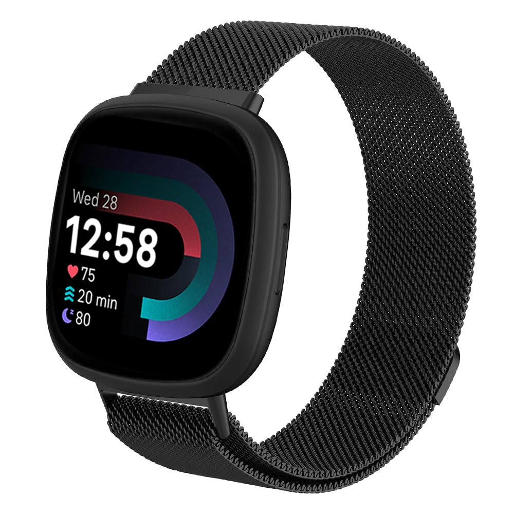 Moydolo Compatible with Fitbit Versa 3 Versa 4 Bands Women Men