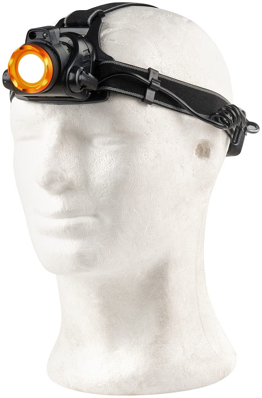 Outdoor Stirnlampe: 4er-Set Akku-Stirnlampen, Gesten-Steuerung, Cree-T6-LED, 580 Lumen (Ergonomische Stirnlampe, superhelle, Band)
