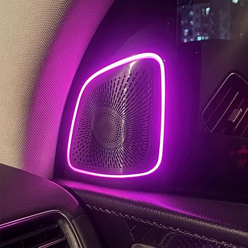 Miniatura 1 de 64 colores LED altavoz tweeter luz ambiental en el coche para Mercedes Benz GLE W167 GLE V167 GLS X167 GLE 350 450 53 AMG 580 63 AMG S accesorios