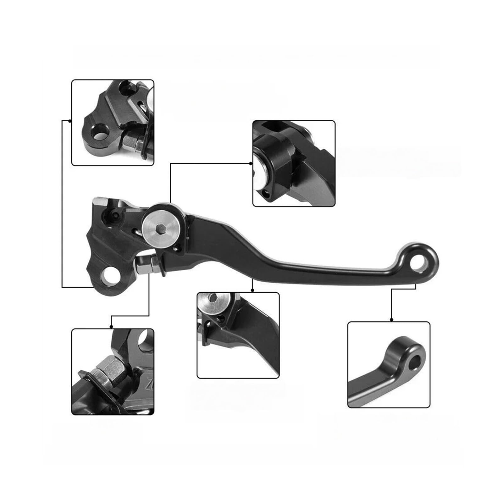 Moto Freno Frizione Master Leve Freno Frizione Pivot Per DR 200/250/350/SE DR125 DR250R DR350S DR200SE DR250SE Manubrio Per Moto