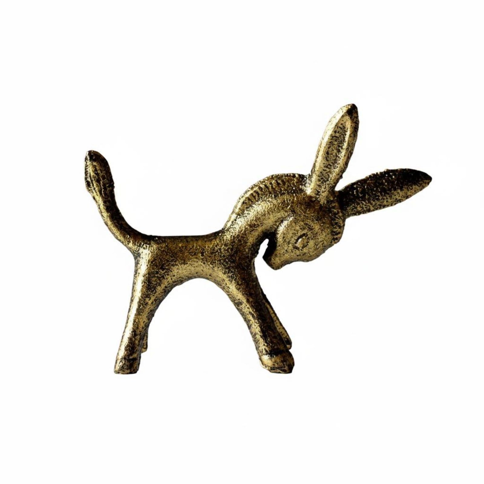 Antique Design Cast Iron Feline Paperweight Gift Idea Pen Rest Cute Calligraphy Stable for Students, Donkey | Paperweights Decorative-image-5