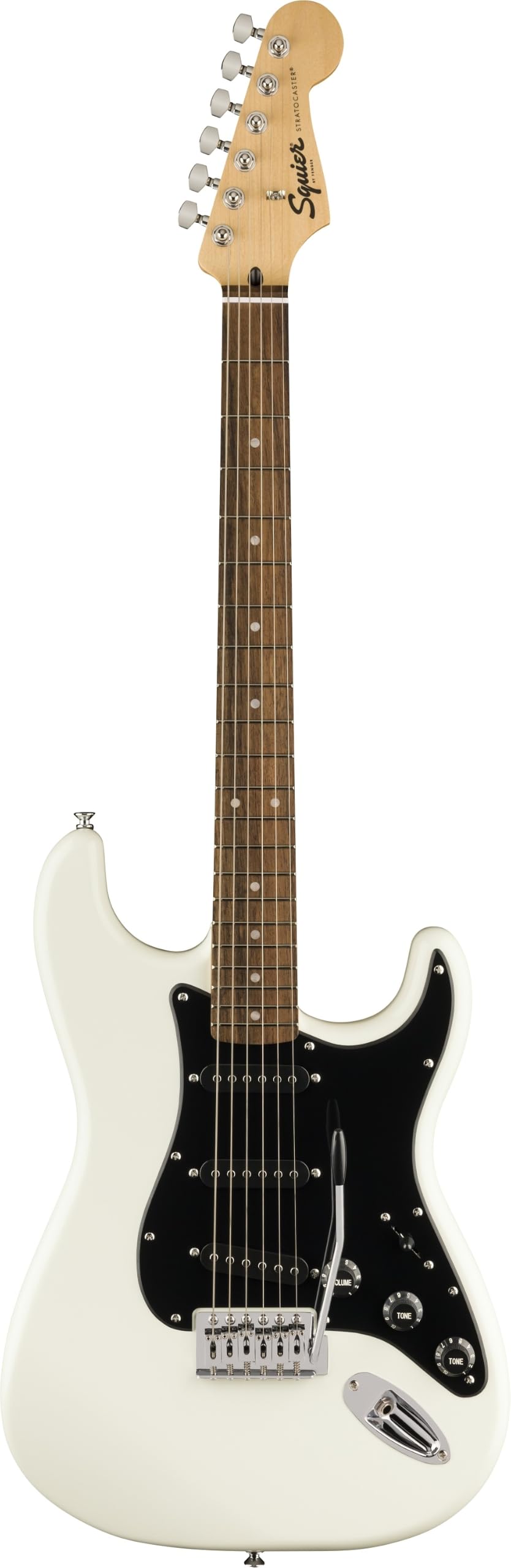 Fender FSR Squier Sonic Stratocaster, podstrunnica laurowa, czarna Pickguard, Arctic White